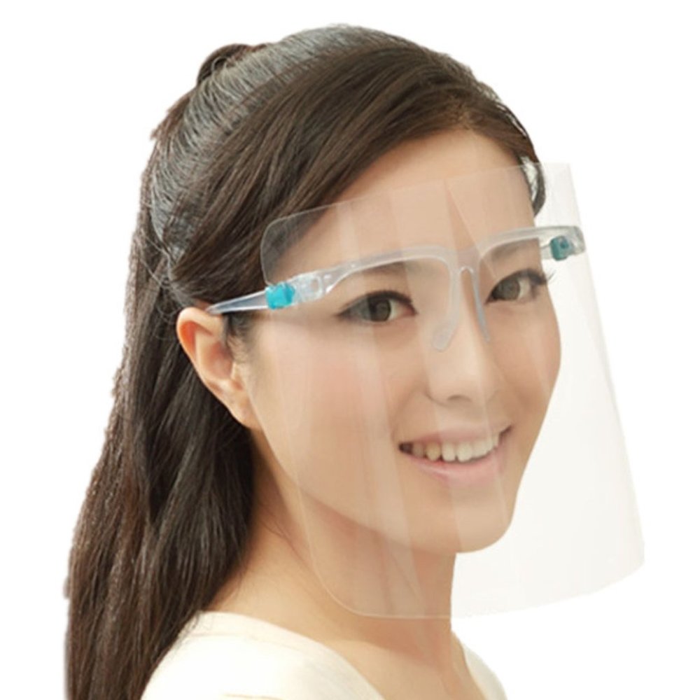 10 PACK Face Shield Guard Mask With Glasses